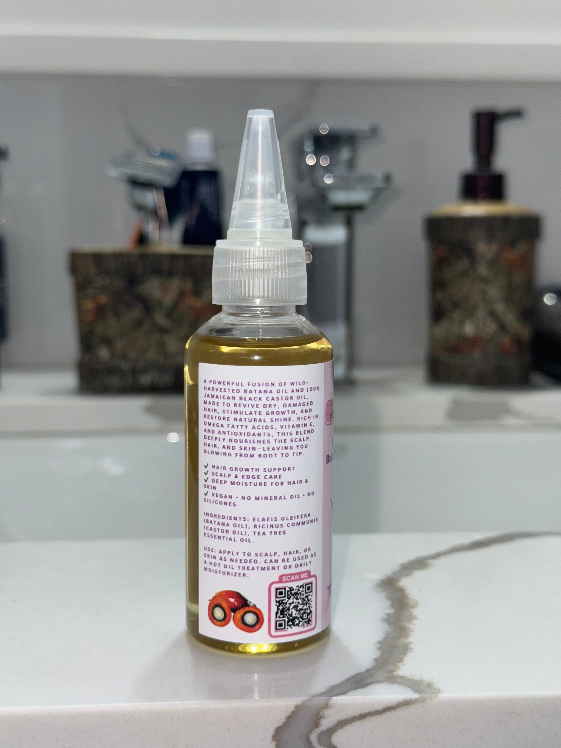 Black Castor & Batana Hair growth oil