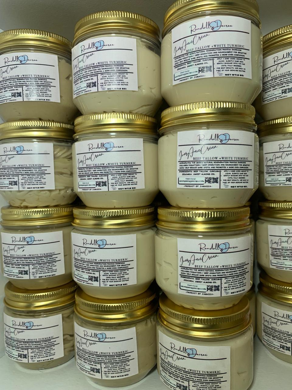 face cream made with beef tallow